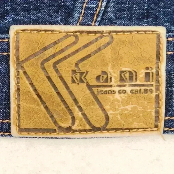 Karl Kani Men's Denim Jean Jacket Large Trucker Button Front Retro HipHop Urban - Picture 10 of 16